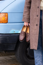Charger l'image dans la galerie, Paul - Chaussures Mocassin Cuir Grainé Marron