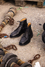 Charger l'image dans la galerie, Wayne - Chaussures Boots Cuir Noir