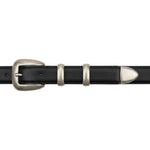 Charger l'image dans la galerie, Morricone - Ceinture Western en Cuir de veau Noir
