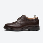 Charger l'image dans la galerie, Brogues - Chaussures Derby Cuir Marron