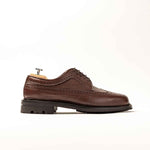 Charger l'image dans la galerie, Brogues - Chaussures Derby Cuir Grainé Marron