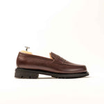 Charger l'image dans la galerie, Paul - Chaussures Mocassin Cuir Grainé Marron