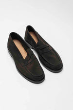 Charger l'image dans la galerie, Peter A. - Chaussures Mocassin Daim Marron