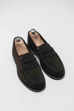 Charger l'image dans la galerie, Peter A. - Chaussures Mocassin Daim Marron