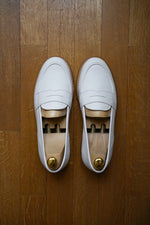 Charger l'image dans la galerie, Winston - Chaussures Mocassin Cuir Grainé Blanc