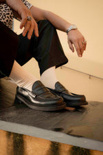 Charger l'image dans la galerie, Le Moc Jagger - Chaussures Mocassin Cuir Noir