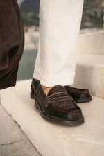 Charger l'image dans la galerie, Le Moc Jagger - Chaussures Mocassin Cuir Pony Marron
