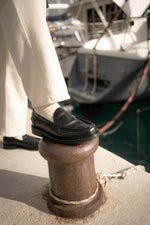 Charger l'image dans la galerie, Le Moc Jagger - Chaussures Mocassin Cuir Noir