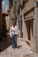 Charger l'image dans la galerie, Winston - Chaussures Mocassin Cuir Grainé Blanc