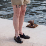 Charger l'image dans la galerie, Slipper - Chaussures Cuir Noir