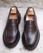 Charger l'image dans la galerie, Paul - Chaussures Mocassin Cuir Marron