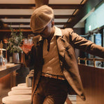 Charger l'image dans la galerie, Carter - Ceinture Western en Daim Marron Cognac