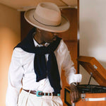 Charger l'image dans la galerie, Walker - Ceinture Western en Cuir de veau Marron