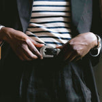 Charger l'image dans la galerie, Kayce - Ceinture Western en Cuir de Veau Noir