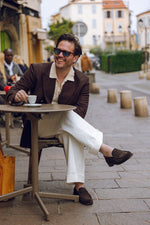Charger l'image dans la galerie, Peter A. - Chaussures Mocassin Daim Marron