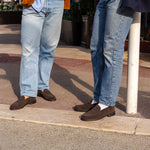 Charger l'image dans la galerie, Peter A. - Chaussures Mocassin Daim Marron