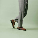 Charger l'image dans la galerie, Brogues - Chaussures Derby Cuir Grainé Marron