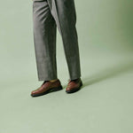 Charger l'image dans la galerie, Brogues - Chaussures Derby Cuir Grainé Marron