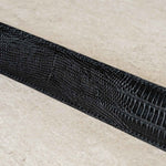 Charger l'image dans la galerie, Jonny - Ceinture Western en Cuir de Veau Noir