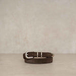 Charger l'image dans la galerie, Jonas - Ceinture Western en Daim Marron