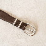 Charger l'image dans la galerie, Jonas - Ceinture Western en Daim Marron