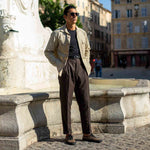 Charger l'image dans la galerie, Jonas - Ceinture Western en Cuir de veau Noir