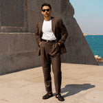 Charger l'image dans la galerie, Jonny - Ceinture Western en Cuir de Veau Noir