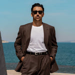 Charger l'image dans la galerie, Jonny - Ceinture Western en Cuir de Veau Noir