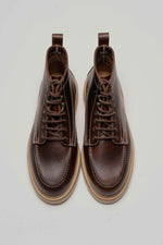 Charger l'image dans la galerie, Powell - Chaussures Boots Cuir Grainé Marron