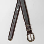 Charger l'image dans la galerie, Jonas - Ceinture Western en Cuir de veau Marron