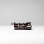 Charger l'image dans la galerie, Colby - Ceinture Western en Cuir de veau Marron