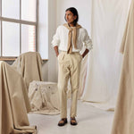 Charger l'image dans la galerie, Penny Loafer - Chaussures Mocassin Cuir Marron et Daim Kaki