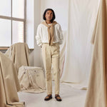 Charger l'image dans la galerie, Penny Loafer - Chaussures Mocassin Cuir Marron et Daim Kaki