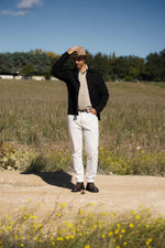 Charger l'image dans la galerie, Luca - Ceinture Western en Cuir Marron