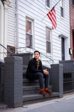 Charger l'image dans la galerie, Brogues - Chaussures Derby Daim Marron Noisette