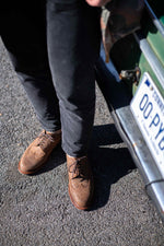 Charger l'image dans la galerie, Brogues - Chaussures Derby Cuir Gras Marron