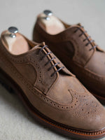 Charger l'image dans la galerie, Brogues - Chaussures Derby Cuir Gras Marron