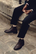 Charger l'image dans la galerie, Wayne - Chaussures Boots Cuir Bordeaux