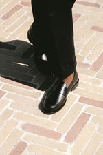 Charger l'image dans la galerie, Penny Loafer - Chaussures Mocassin Cuir Noir