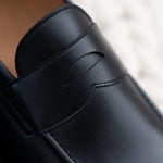 Charger l&#39;image dans la galerie, Penny Loafer - Chaussures Mocassin Cuir Noir
