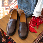 Charger l'image dans la galerie, Paul - Chaussures Mocassin Cuir Bordeaux