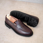 Charger l'image dans la galerie, Paul - Chaussures Mocassin Cuir Bordeaux