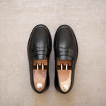 Charger l&#39;image dans la galerie, Penny Loafer - Chaussures Mocassin Cuir Noir
