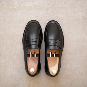 Penny Loafer - Chaussures Mocassin Cuir Noir