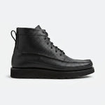 Charger l'image dans la galerie, Wico - Chaussures Boots Mocassin Cuir Grainé Noir
