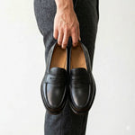 Charger l'image dans la galerie, Peter A. - Chaussures Mocassin Cuir Noir
