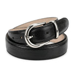 Charger l'image dans la galerie, La Gigi - Ceinture Cuir Lézard Noir
