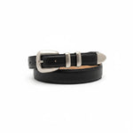 Charger l'image dans la galerie, Morricone - Ceinture Western en Cuir de veau Noir
