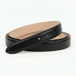 Charger l'image dans la galerie, Liam - Ceinture Cuir Python Noir
