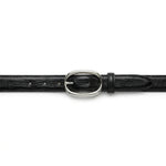 Charger l'image dans la galerie, Liam - Ceinture Cuir Python Noir
